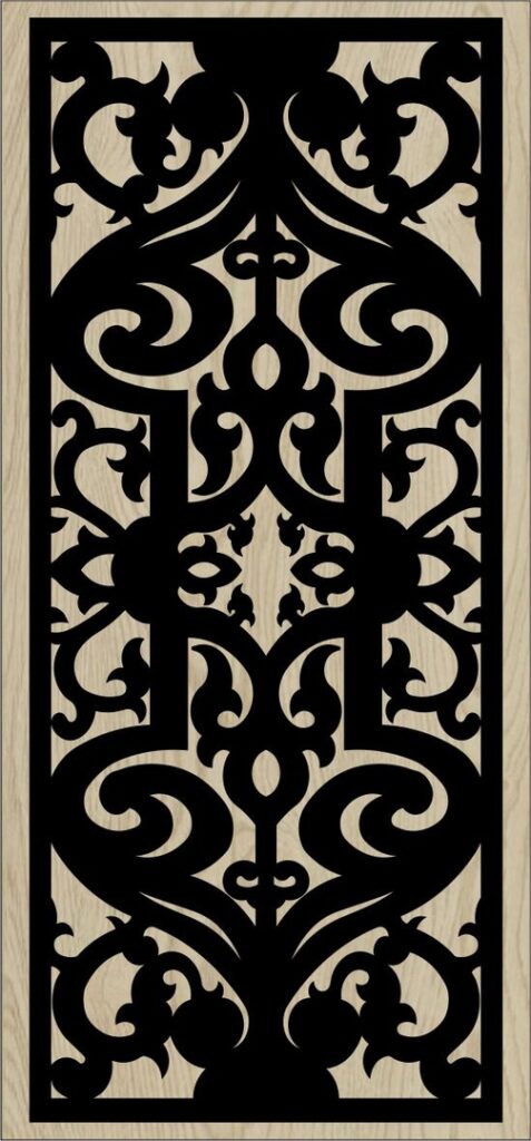 Decorative Slotted Panel 36 Pattern PDF File