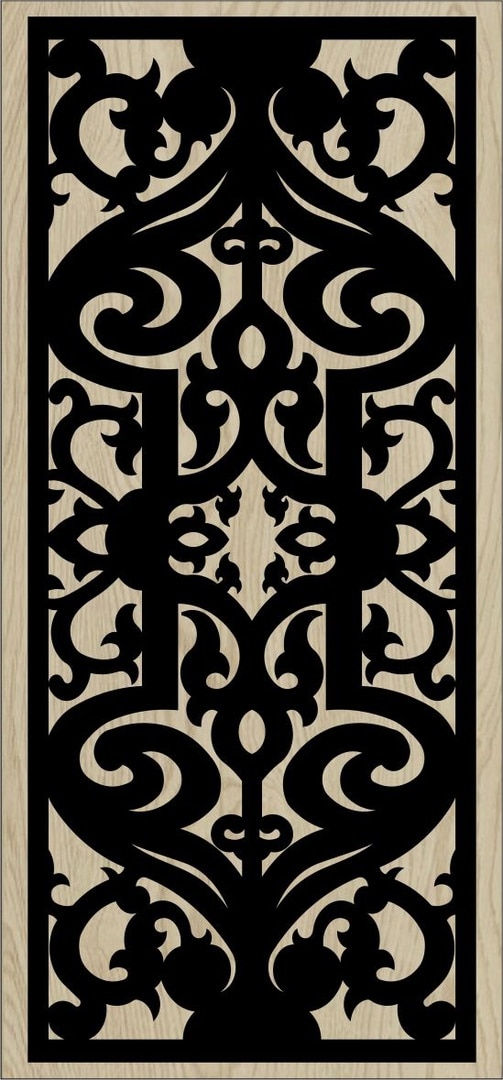 Decorative Slotted Panel 36 Pattern PDF File