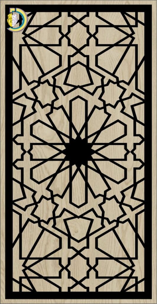 Decorative Slotted Panel 368 Pattern PDF File