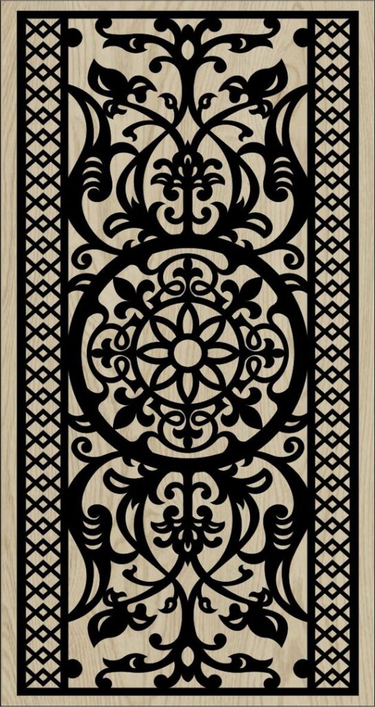 Decorative Slotted Panel 37 Pattern PDF File