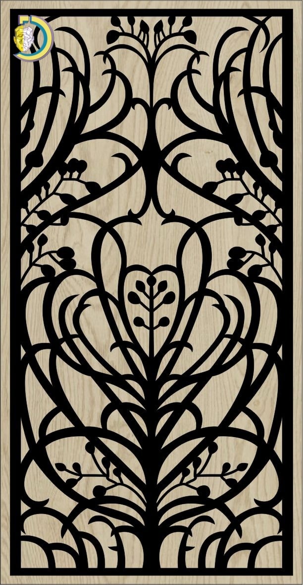 Decorative Slotted Panel 371 Pattern PDF File