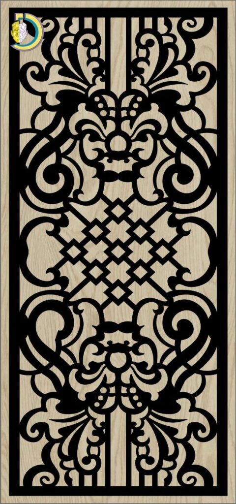 Decorative Slotted Panel 372 Pattern PDF File