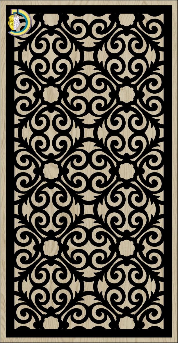 Decorative Slotted Panel 378 Pattern PDF File