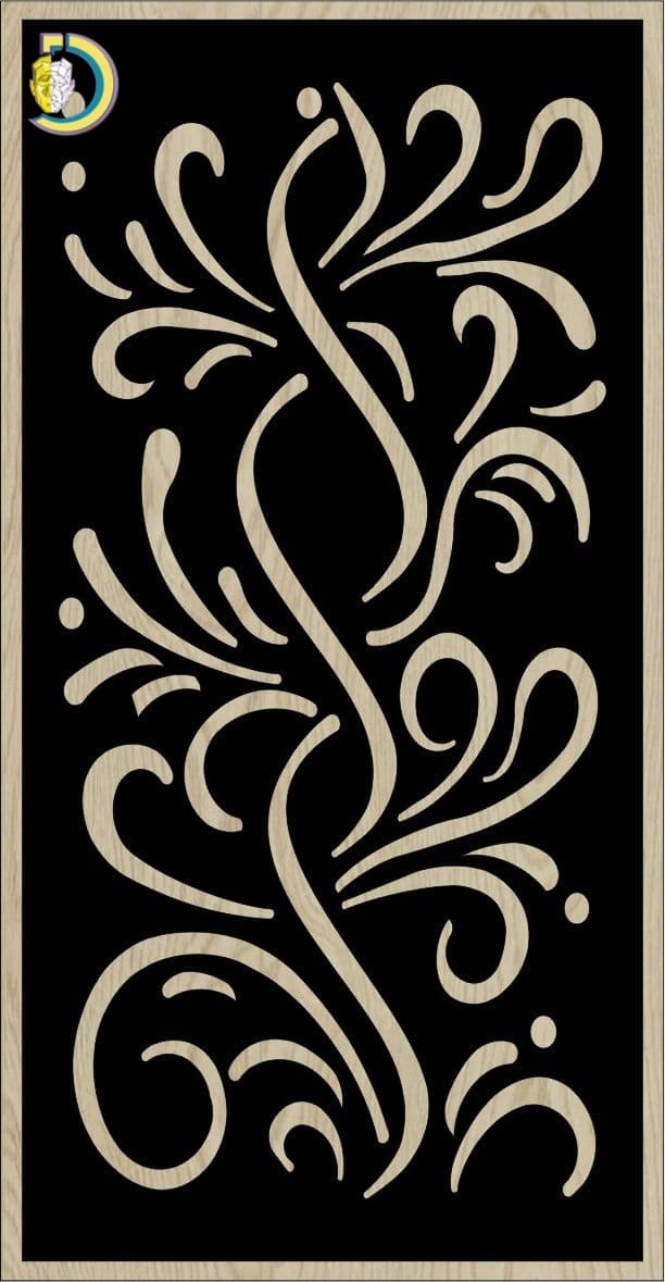 Decorative Slotted Panel 379 Pattern PDF File