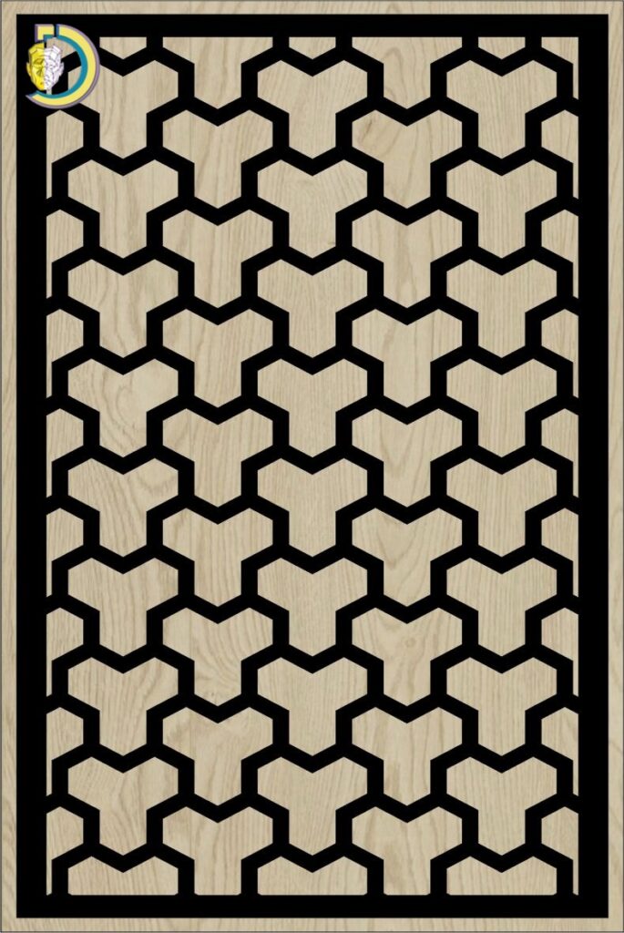 Decorative Slotted Panel 381 Pattern PDF File