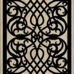 Decorative Slotted Panel 39 Pattern PDF File