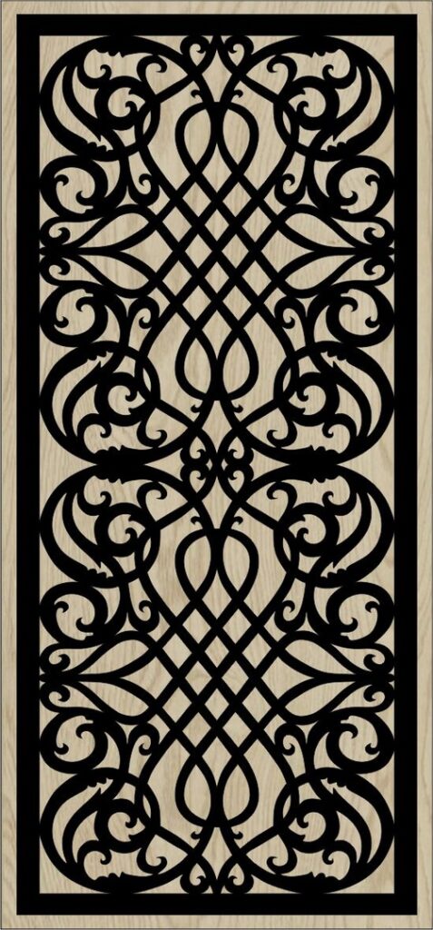 Decorative Slotted Panel 39 Pattern PDF File