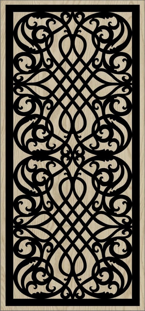 Decorative Slotted Panel 39 Pattern PDF File