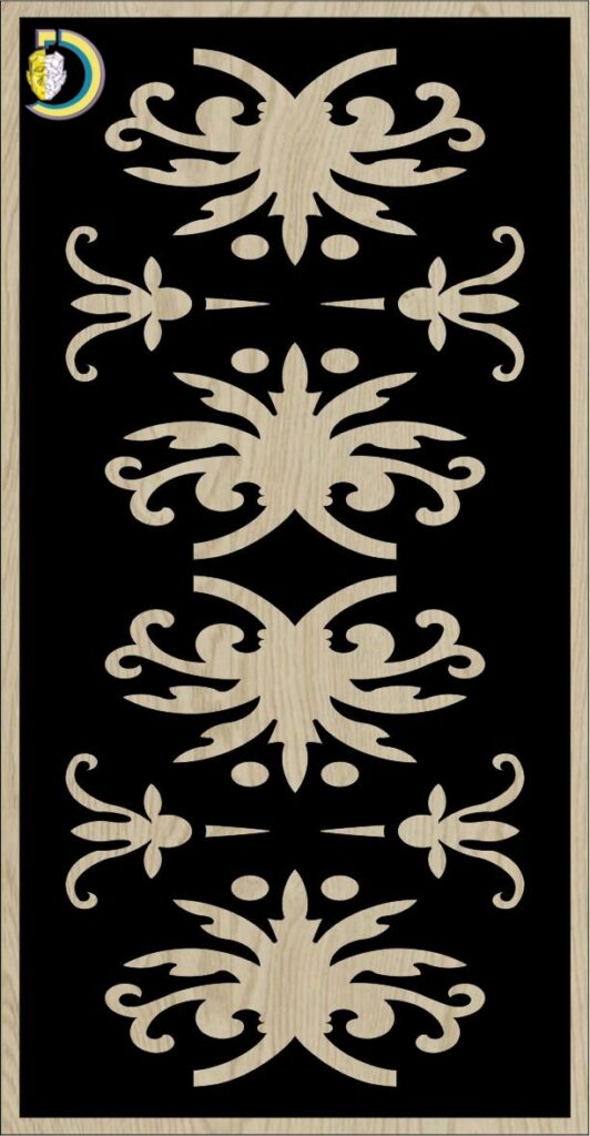 Decorative Slotted Panel 391 Pattern PDF File