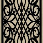 Decorative Slotted Panel 392 Pattern PDF File