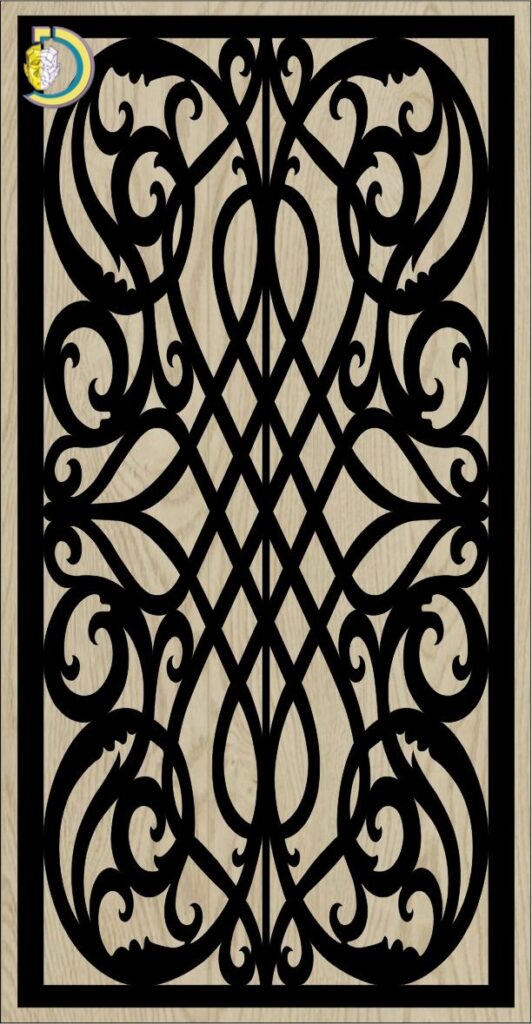 Decorative Slotted Panel 392 Pattern PDF File