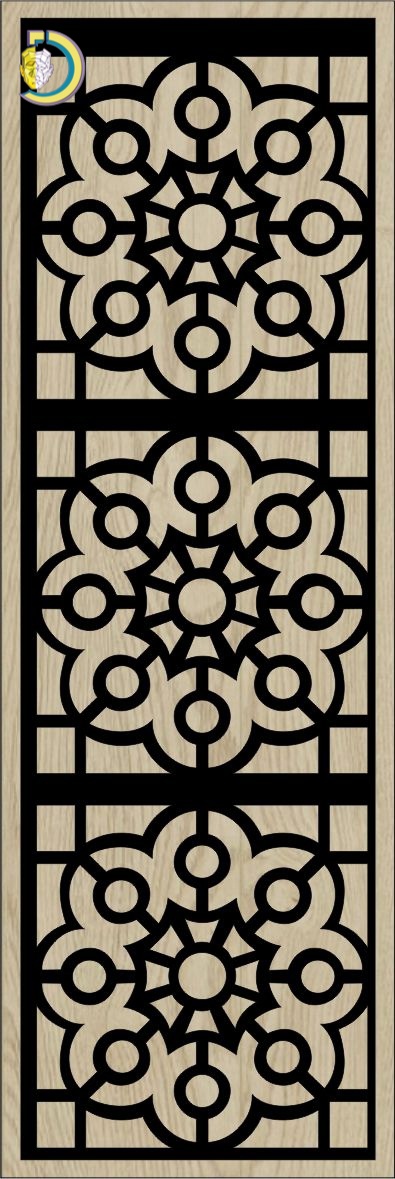 Decorative Slotted Panel 393 Pattern PDF File