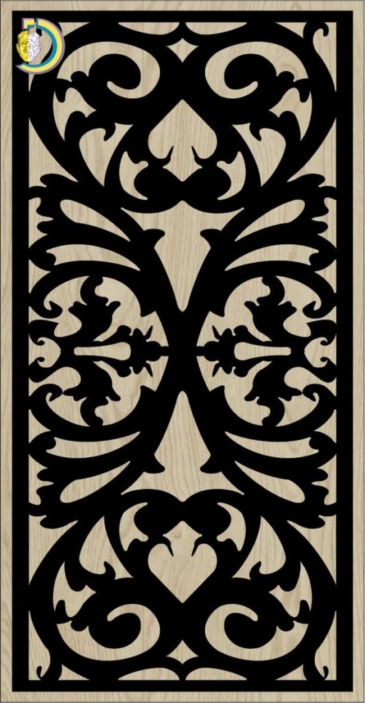 Decorative Slotted Panel 395 Pattern PDF File