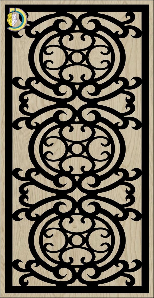 Decorative Slotted Panel 397 Pattern PDF File