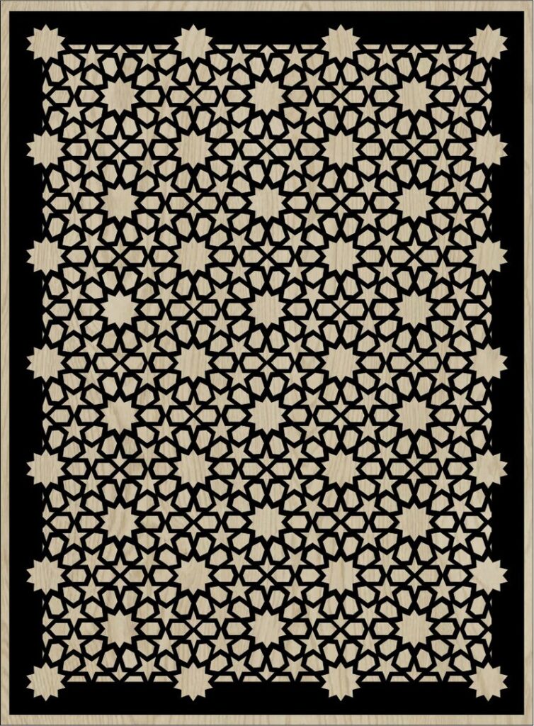 Decorative Slotted Panel 41 Pattern PDF File