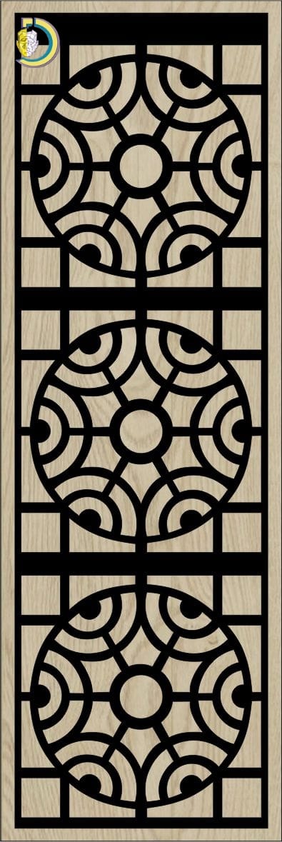 Decorative Slotted Panel 412 Pattern PDF File