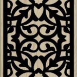 Decorative Slotted Panel 416 Pattern PDF File