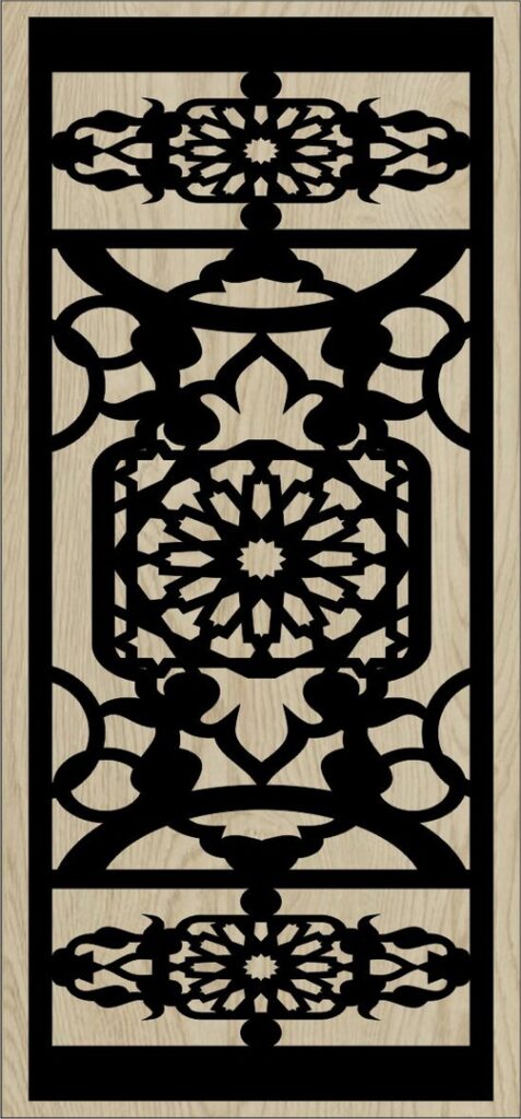 Decorative Slotted Panel 42 Pattern PDF File