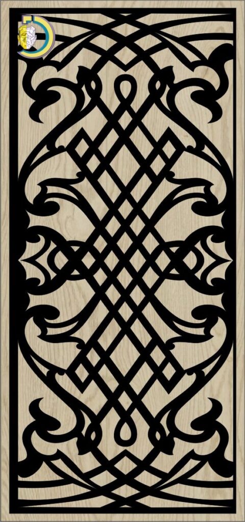 Decorative Slotted Panel 422 Pattern PDF File