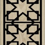 Decorative Slotted Panel 428 Pattern PDF File