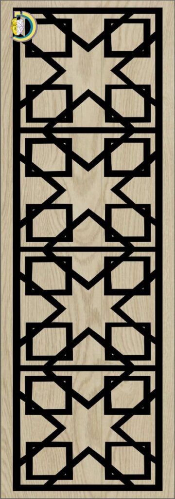 Decorative Slotted Panel 428 Pattern PDF File