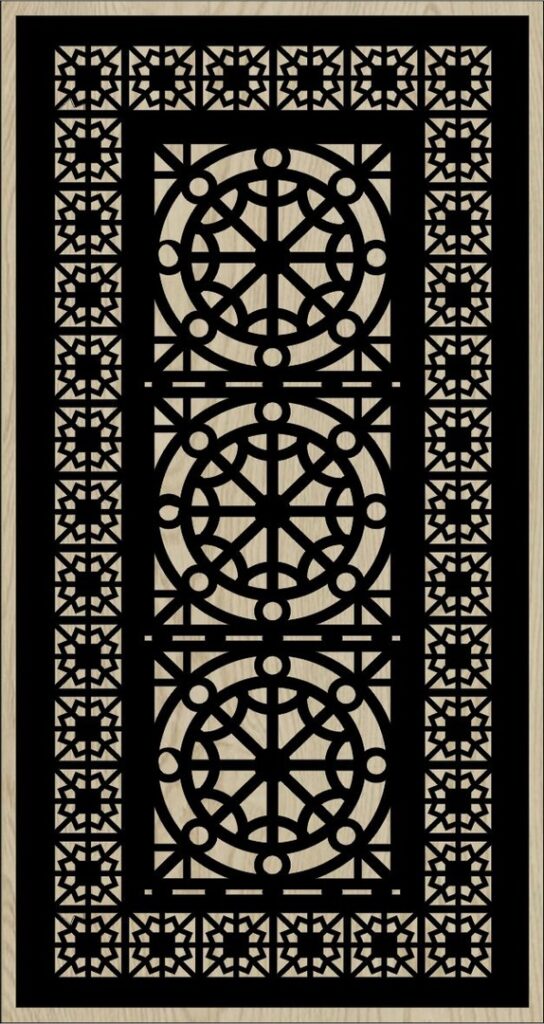 Decorative Slotted Panel 43 Pattern PDF File