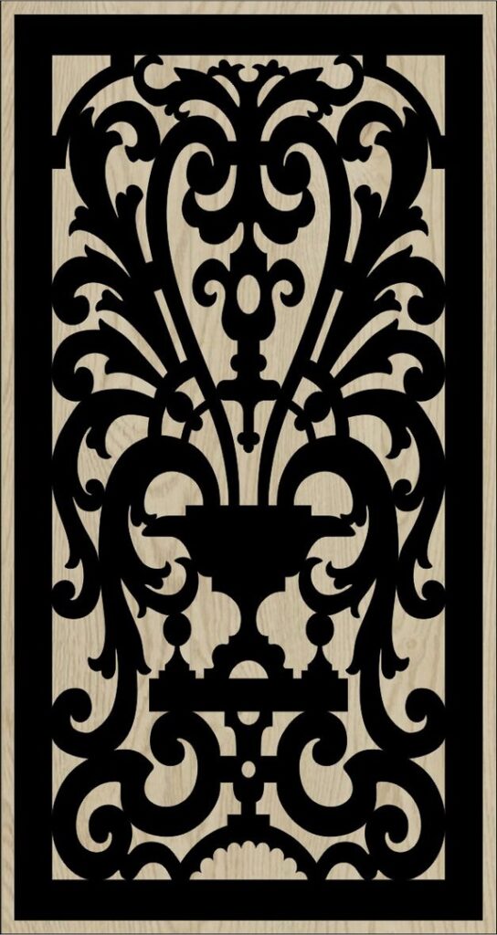 Decorative Slotted Panel 44 Pattern PDF File