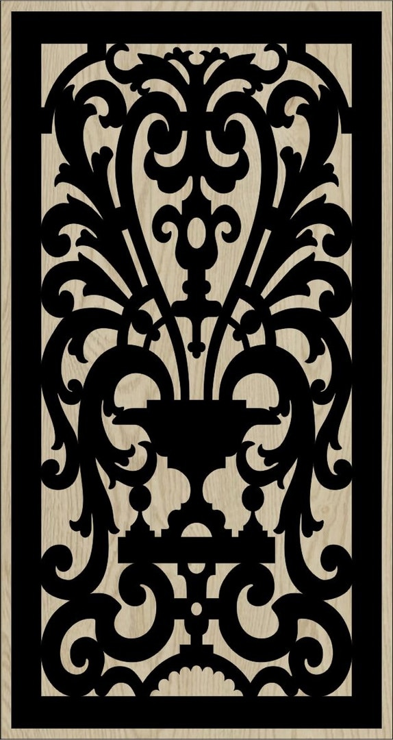 Decorative Slotted Panel 44 Pattern PDF File