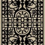 Decorative Slotted Panel 449 Pattern PDF File