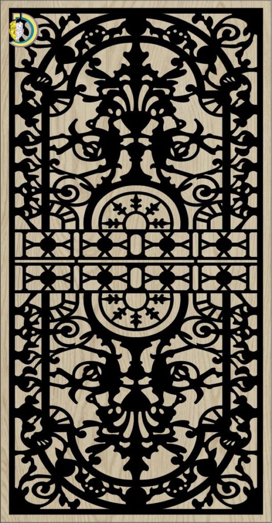 Decorative Slotted Panel 449 Pattern PDF File