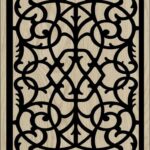 Decorative Slotted Panel 45 Pattern PDF File