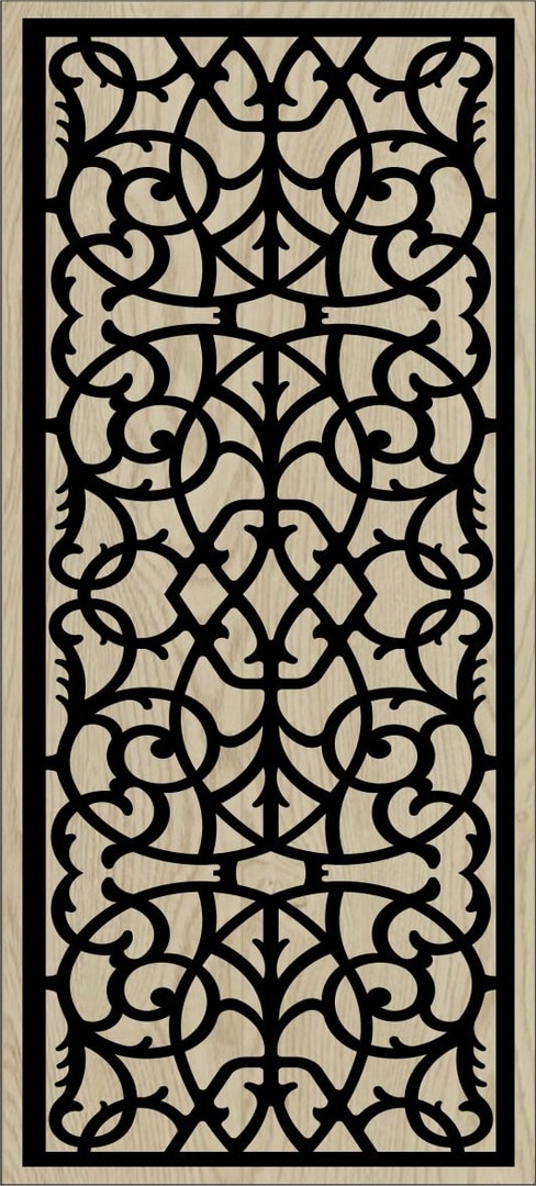 Decorative Slotted Panel 45 Pattern PDF File