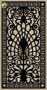 Decorative Slotted Panel 454 Pattern PDF File