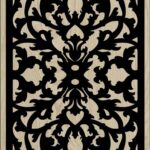 Decorative Slotted Panel 457 Pattern PDF File