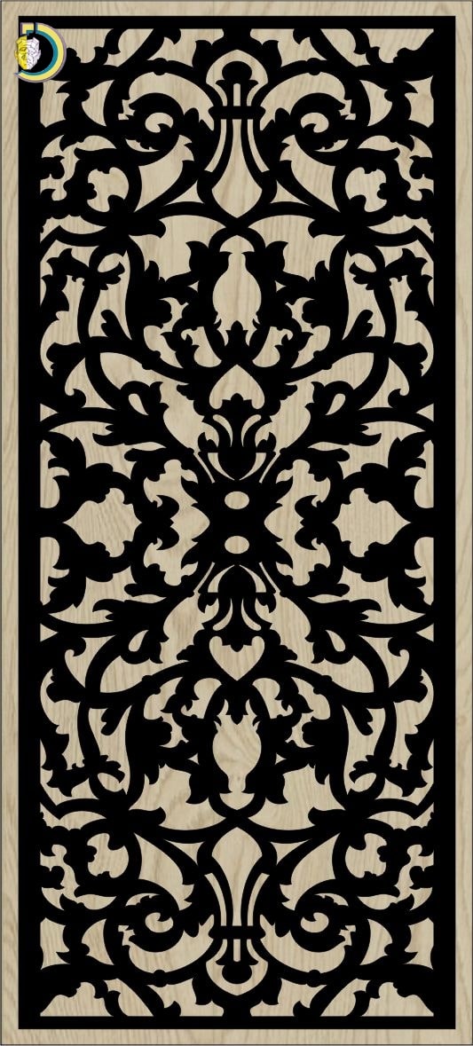 Decorative Slotted Panel 457 Pattern PDF File