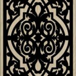 Decorative Slotted Panel 458 Pattern PDF File