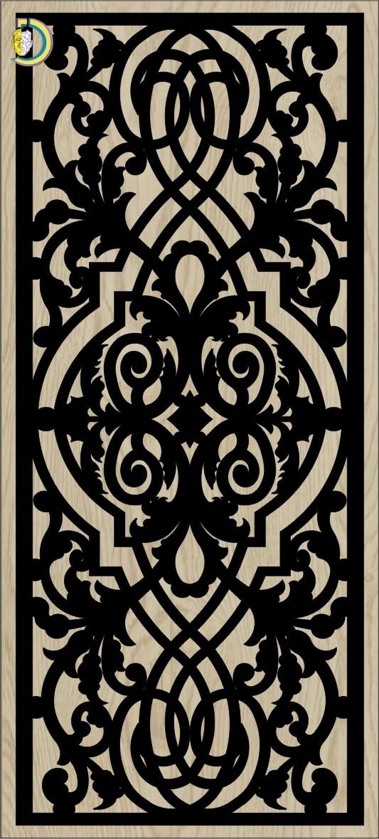 Decorative Slotted Panel 458 Pattern PDF File