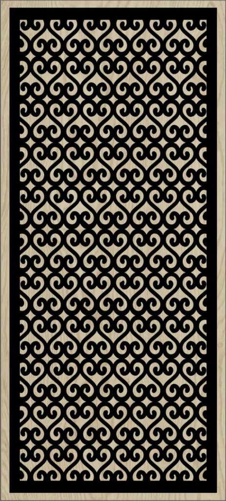 Decorative Slotted Panel 46 Pattern PDF File