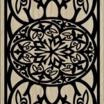 Decorative Slotted Panel 461 Pattern PDF File