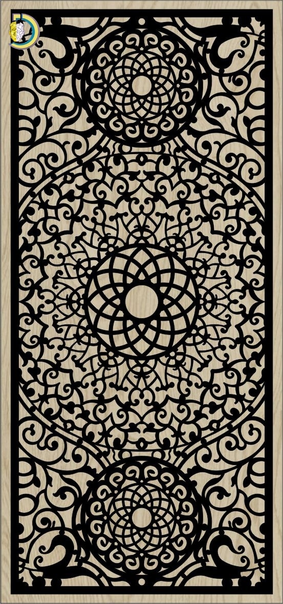 Decorative Slotted Panel 467 Pattern PDF File