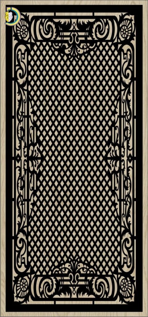 Decorative Slotted Panel 468 Pattern PDF File