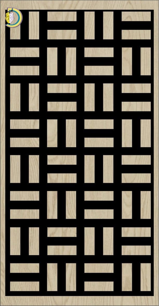 Decorative Slotted Panel 473 Pattern PDF File