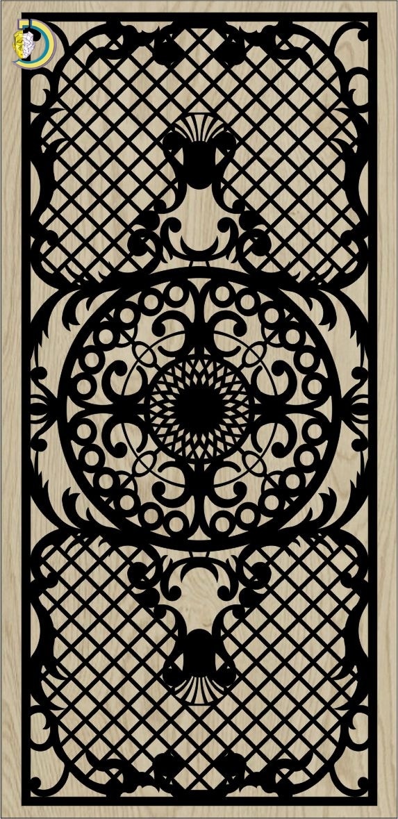 Decorative Slotted Panel 480 Pattern PDF File