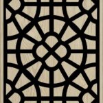 Decorative Slotted Panel 484 Pattern PDF File