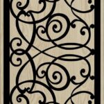 Decorative Slotted Panel 486 Pattern PDF File