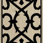 Decorative Slotted Panel 489 Pattern PDF File