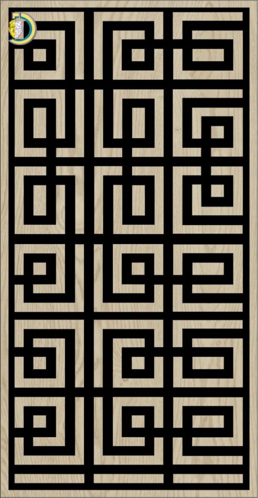 Decorative Slotted Panel 491 Pattern PDF File