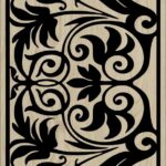 Decorative Slotted Panel 492 Pattern PDF File