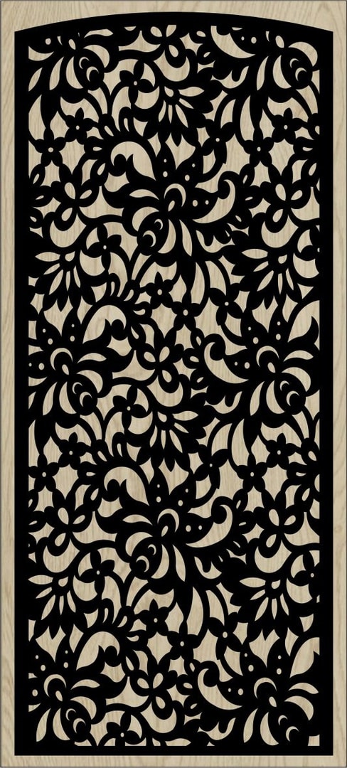 Decorative Slotted Panel 50 Pattern PDF File