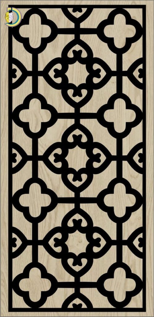 Decorative Slotted Panel 510 Pattern PDF File